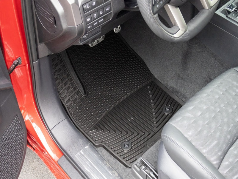 WeatherTech 24-26 Toyota Tacoma 1st Row Front All-Weather Floor Mats - Black
