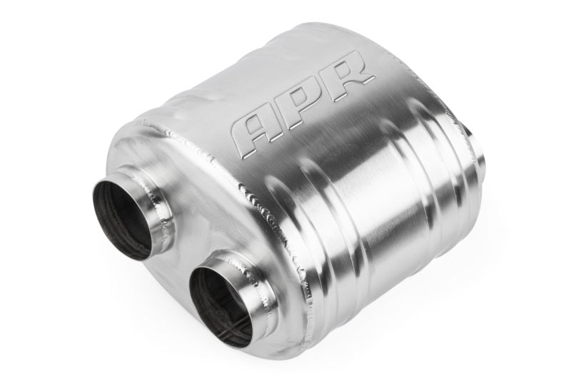 APR Premium Sound Absorption Muffler - Dual 63.5mm (2.5in) - Oval Body 220mm x 169mm x 211mm