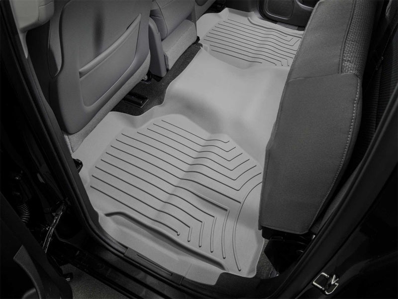 WeatherTech 14-18 Chevrolet Silverado 1500 Rear FloorLiner HP - Grey