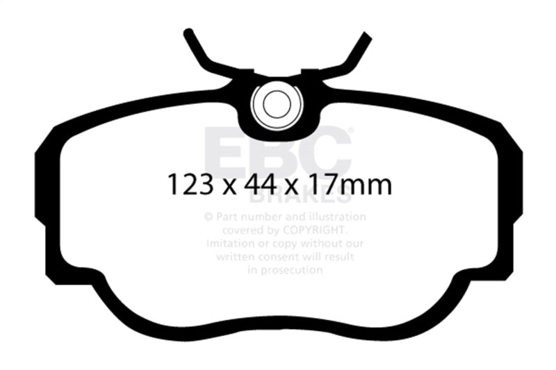 EBC 99-03 Land Rover Discovery (Series 2) 4.0 Ultimax2 Rear Brake Pads
