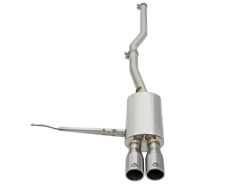 aFe MACHForce XP Exhausts Cat-Back SS-304 14-17 Mini Cooper S Hardtop 2-Door w/ Polished Tips