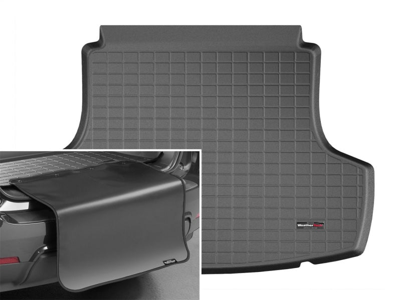 WeatherTech 2020+ Hyundai Sonata Cargo With Bumper Protector - Black