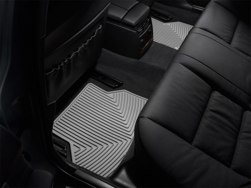 WeatherTech 04-10 BMW 5-Series Rear Rubber Mats - Grey