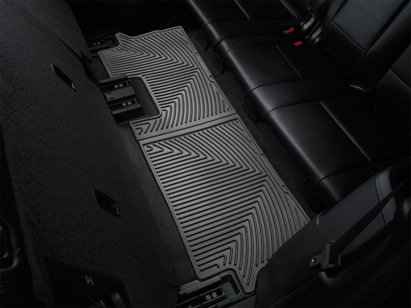 WeatherTech 09-13 Honda Pilot Rear Rubber Mats - Black