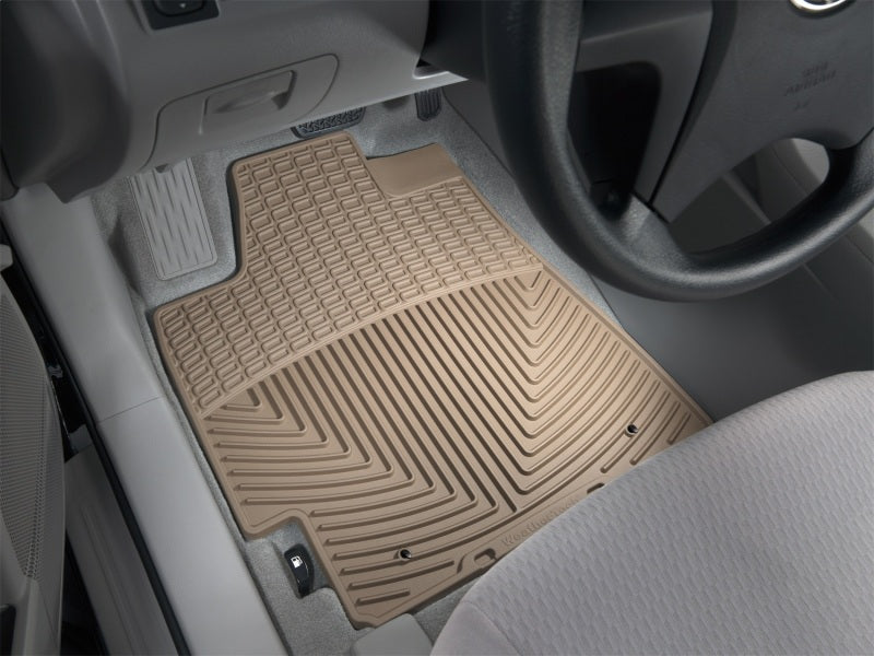 WeatherTech 08-13 Toyota Highlander Front Rubber Mats - Tan