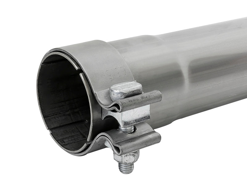 aFe MACH Force-Xp 409 SS Muffler Pipe 2.5in. Inlet/Outlet / 14in. Body / 20in. Length