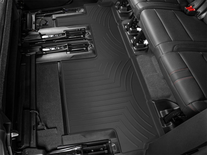 WeatherTech 2021+ Cadillac Escalade ESV (w/ 2nd Row Bench Seating) Rear FloorLiner - Black