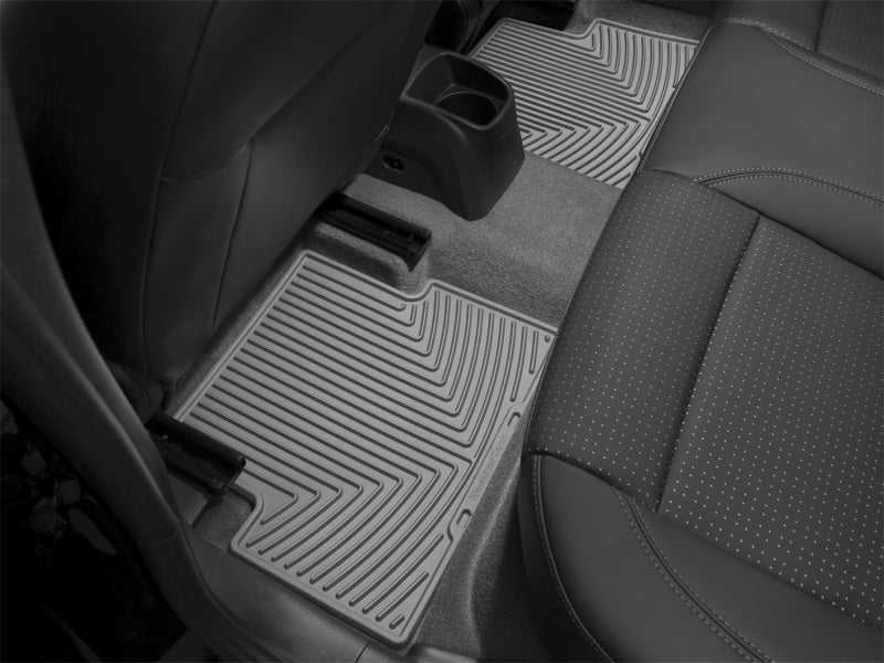 WeatherTech 12+ Chevrolet Sonic Rear Rubber Mats - Grey