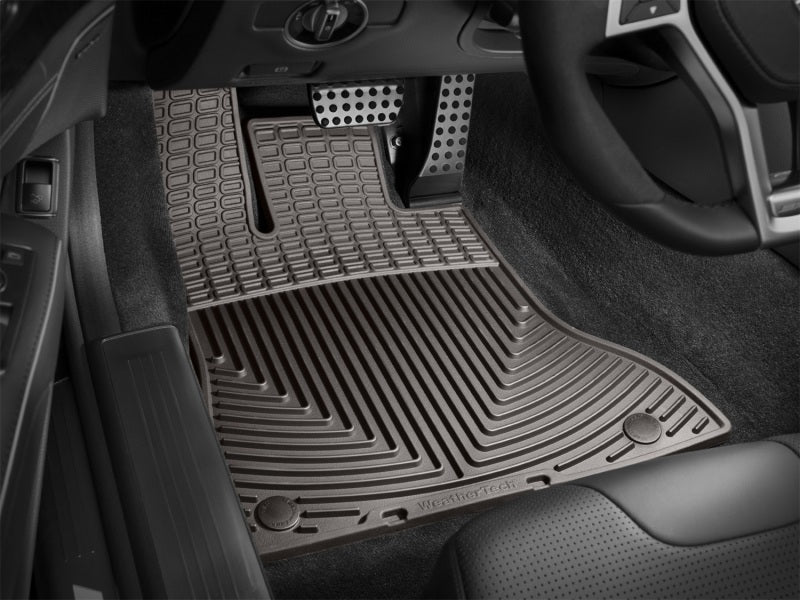 WeatherTech 2013-2014 Mercedes-Benz SL-Class Front Rubber Mats - Cocoa