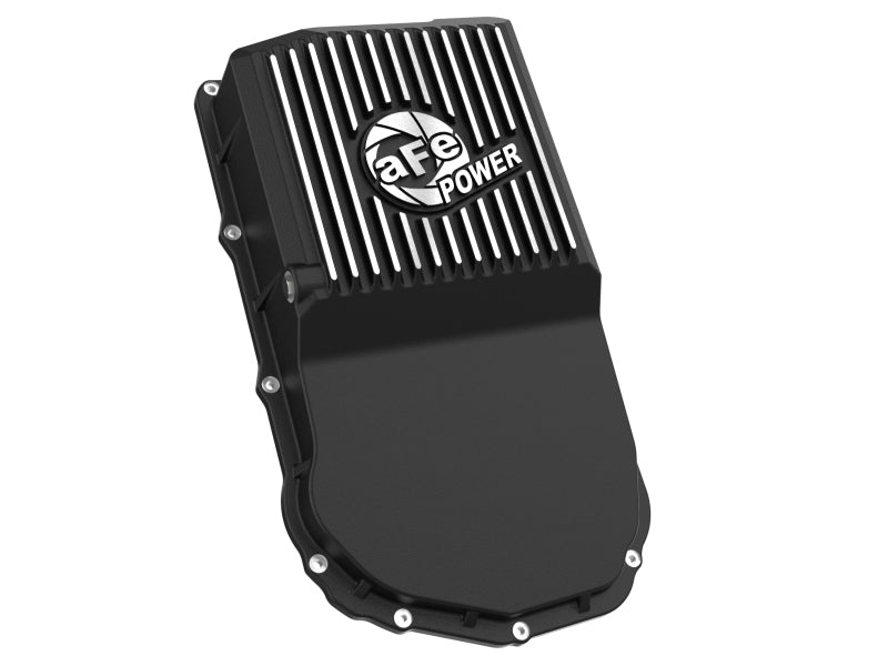 aFe POWER 21-24 RAM 1550 TRX Pro Series Transmission Pan Black w/ Machined Fins