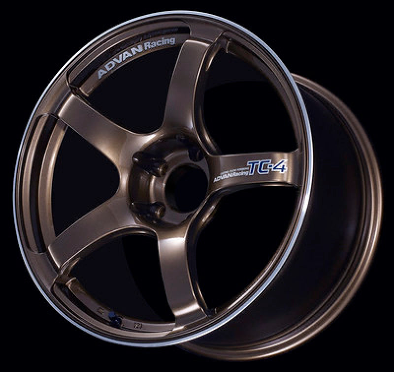 Advan TC4 15x6.5 +40 4x100 Umber Bronze Metallic and Ring Wheel