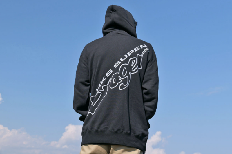HKS HOODIE SUPER DRAGER BLACK XL