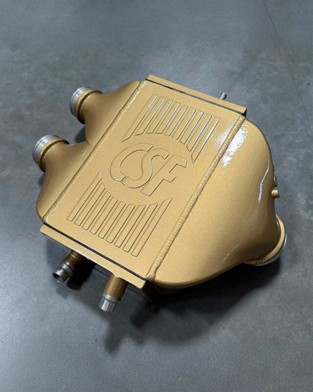 CSF 2014+ BMW M3/M4 (F8X) Top Mount Charge-Air-Cooler - Carbon Ceramic Gold Gloss