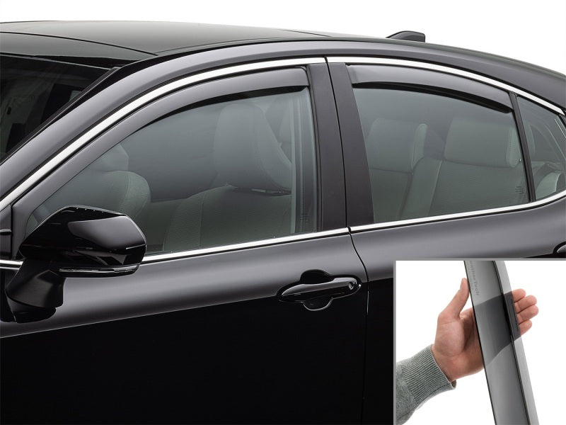 WeatherTech 2025 Toyota Camry Front & Rear Side Window Deflectors - Dark Smoke
