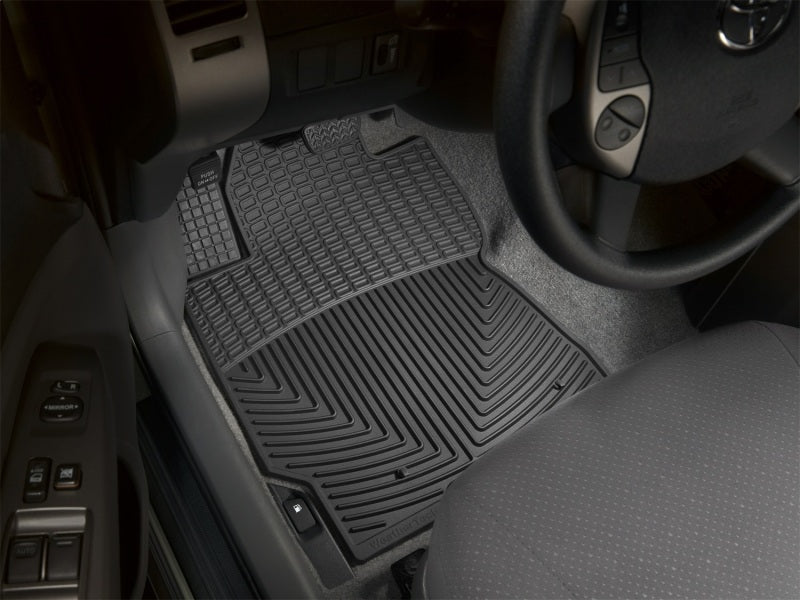 WeatherTech 04-09 Toyota Prius Front Rubber Mats - Black