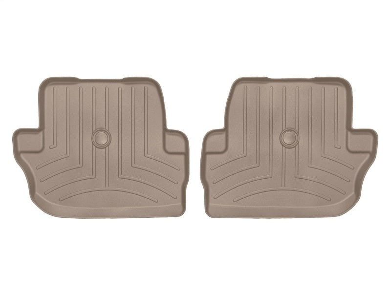 WeatherTech 2018+ Jeep Wrangler JL Rear FloorLiner - Tan (2 Piece Liner)