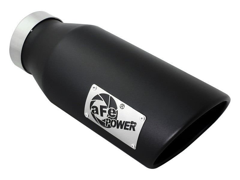 aFe MACHForce XP 4in Exhausts Cat-Back SS Side Exit 14-17 Dodge Ram 2500 V8-6.4L Hemi w/ Black Tips