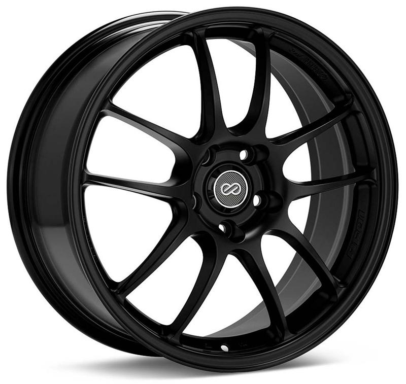 Enkei PF01 18x8 5x114.3 Bolt Pattern 45mm Offset 75 Bore Dia Black Wheel (MOQ 40)