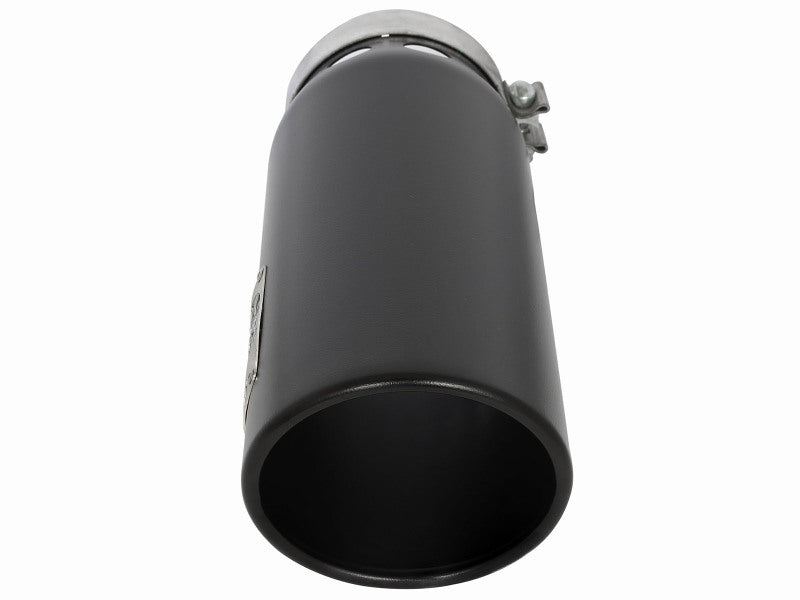 aFe MACHForce XP Cat-Back SS-304 5in Intercooled Exh Tip 5in In x 6in Outx16inL Bolt-On Right Blk