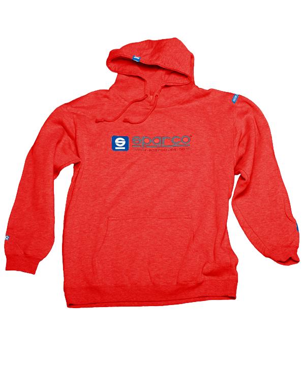 Sparco Sweatshirt Hooded WWW Red XXL RG