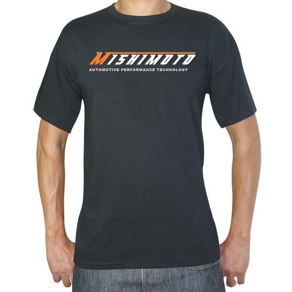 Mishimoto Mens Athletic Script Black T-Shirt - Large