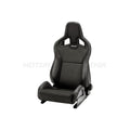 Recaro Sportster CS - Black Vinyl/Black Suede | Driver + Passenger (Pair)